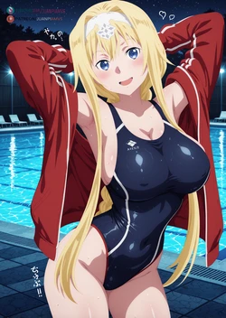 [Juanpi Amvs] Alice Zuberg (Pool) - Sword Art Online [AI Generated]
