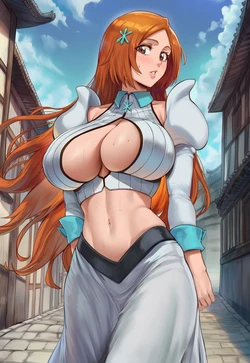 [FlareKiss] Orihime Inoue BBC [AI Generated]