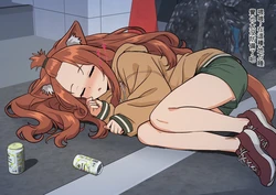 [Kemusi no Bansan Kai] Aru Neko Rojou Inshu (Yanineko)[Chinese] 作品封面