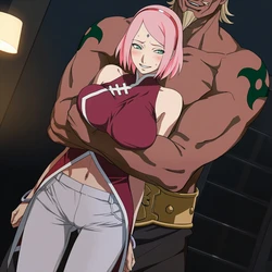 [Cyber-Wifu11] Sakura Uchiha (Naruto) [AI Generated] 作品封面