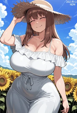 [Nankoai] Kiruko-キルコ(Tengoku Daimakyou)-req-sundress-bus.stop-outdoors-rain-encounter-BBC-NTR- (Patreon) [AI Generated]