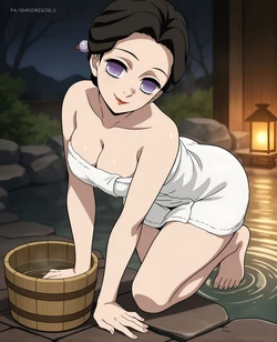 [18animegirls] (T2/T3/143p) Tamayo (珠世) | Hot spring [AI Generated]