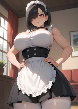 [MaxelArtDesign] Maxel is a maid but she loves dirty things! [AI Generated] 作品封面