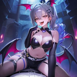 [Velvet_ovo] [Commission]Silver Wolf(HSR) X BBC Gs (Patreon) [AI Generated] 作品封面