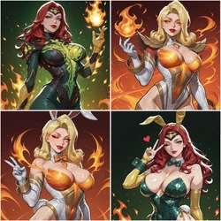 Xftriber Jean Grey X Emma Frost - Phoenix (NSFW) UNSENSORED [AI Generated] 作品封面