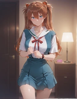 [kkleo] Asuka Shikinami Langley-Rebuild of Evangelion (AI Generated) 作品封面