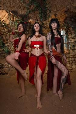 Mik Allen, Alcoholy & Bakafuwa - Azula, Mai & Ty Lee