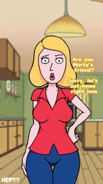 Beth's transformation into a sexbot! - Rick and morty