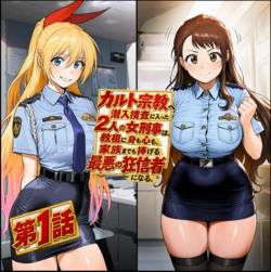 【Fucking stock】潜入邪教调查的两名女警，将身心与家人悉数献给教主，沦为了最可怕的狂信徒(1)【AI Generated】 作品封面