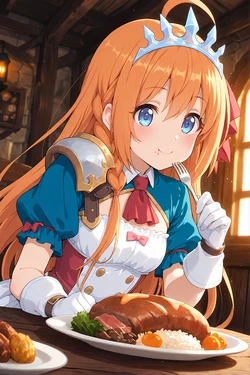 [Chisato] 食事中のペコリーヌを催眠する [AI Generated]