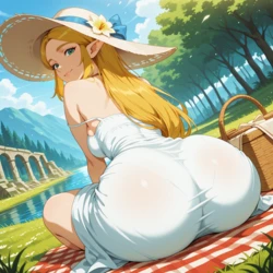 [Hentai Hideout] ⭐ Zelda (Summer ☀️) | The Legend of Zelda | Full Set (Patreon) [AI Generated] 作品封面