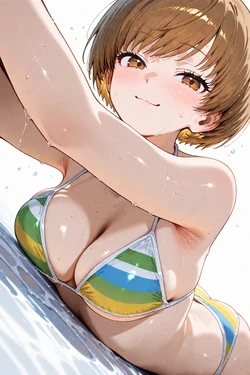[Yuyushi] 里中千枝(Persona 4) 水着 72枚 [AI Generated] 作品封面