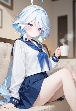 [misoya]-一年开学也就两次,但是开穴可以不止两次[原神-芙芙JK] [AI Generated]
