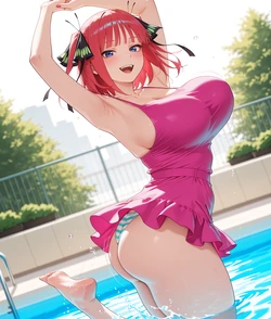 Grimoire Eros AI - Nino Nakano (AI Generated) 作品封面