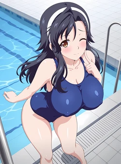 [Aindroidparanoid] Kazuha Kusunoki - Kuro no Kyoushitsu [AI Generated] 作品封面