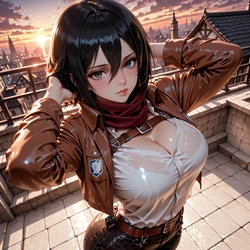 [ZBaiArt] Mikasa - Attack on Titan [AI Generated]