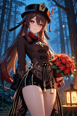 [MRLO2020]Hu Tao 001 (Patreon) [AI Generated] 作品封面