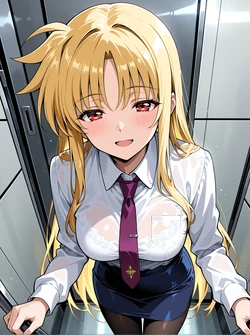 [せめもり] Fate Testarossa (Magical Girl Lyrical Nanoha) [AI Generated] 作品封面