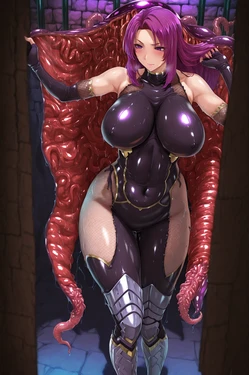 [Muse Erotic Tentacles CGs] Oboro Koukawa - Falling into Pleasure in a Tentacle Suit (2026-08-06) [AI Generated]