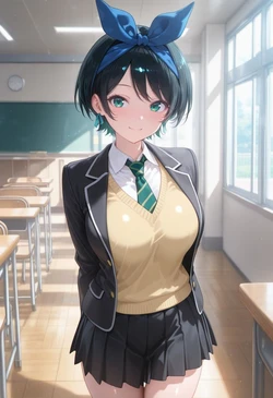 [ぱられるの世界] Ruka Sarashina - Classroom Play (Patreon) (AI Generated) 作品封面