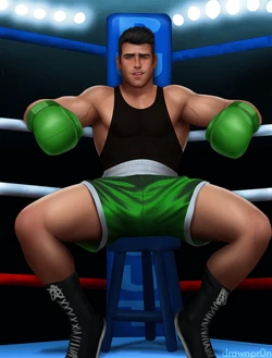 [drawnpr0n] Little Mac (Punch Out) 作品封面