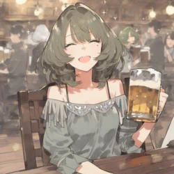 【cl-_-lo】泥酔した楓さんをお持ち帰りする話【AI Generated】