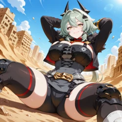 [Hentai Hideout] ⭐ Caesar King | Zenless Zone Zero | Full Set [AI Generated] 作品封面
