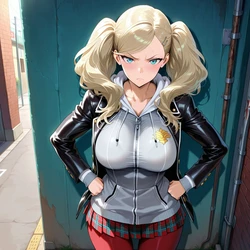 [Hypno Girls] Ann Takamaki Hypnotic Expressionless [AI Generated] 作品封面