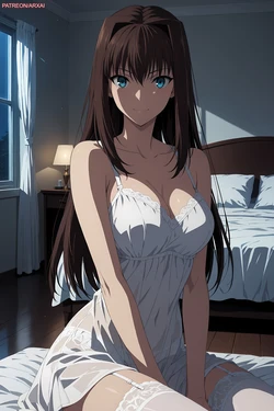 [ARXAI] Aoko Aozaki | Witch on the Holy Night (Patreon) [AI Generated]
