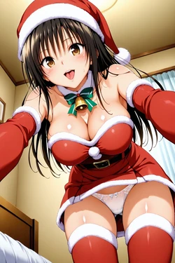 [minakaze] Yui Kotegawa - Mini Skirt Santa (To Love Ru) [AI Generated] 作品封面