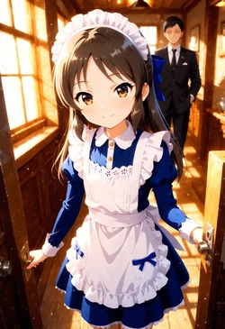 [AI Frontier Rev] Cafe Paradiso, order: Arisu Tachibana [AI Generated]