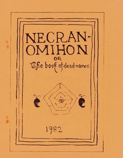 [Suisō / TRANSVESTER (Hōka Menoshima / Yū Shiozawa / Akihiko Kasajima)] NECRAN-OMIHON - Or The Book Of Dead Names - 1982 (1982)
