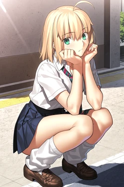 [社畜サーバント] Artoria (Saber)  126P - Fate Stay Night [AI Generated] 作品封面