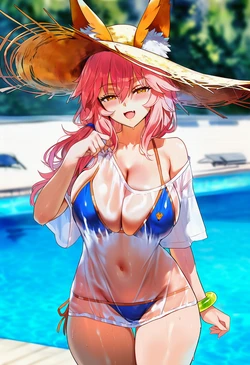 (Patreon) Old Hermit - Tamamo no mae [AI Generated] 作品封面