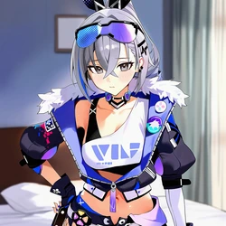 [hardcocoH] 銀狼 silver wolf (honkai star rail) 2 [AI Generated] 作品封面