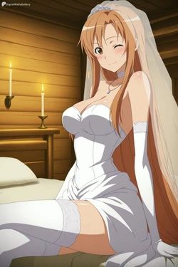 Asuna Yuuki Wedding [AI Generated]