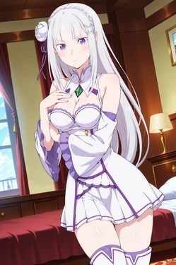 [YukinoArt] Emilia x Subaru 107p [AI Generated] 作品封面