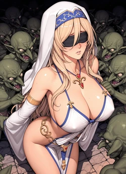 [Tiroil] Sword Maiden in Goblin Dungeon [Oda Non Style] [AI Generated]