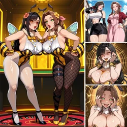 Xftriber Tifa & Aerith Become Bimbo Honey Bee Girls [AI Generated] 作品封面
