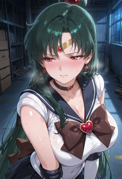 [ぱられるの世界] Sailor Pluto - Captured (Patreon) (AI Generated)