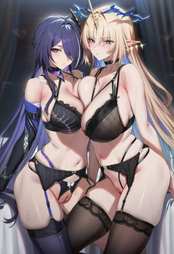[ChocoPizza] v4c-3p-fleurdelys (wuthering waves) + acheron (honkai star rail) 249 [AI Generated]