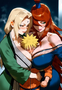 [StrongestPencil] Naruto x Tsunade x Mei [AI Generated]