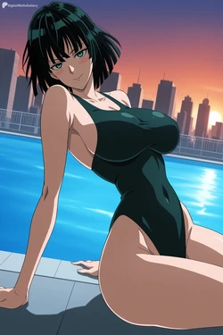 [Digital Waifu Gallery] Fubuki - One-Punch Man [Tier 2] [Summer Pack 2026] [AI Generated] 作品封面