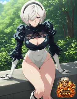 YoRHa 2B ecchi | Nier: Automata NSFW fan art [AI Generated]