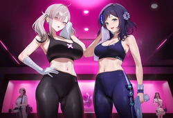 [cMonster] Sukoya Kana x Aiba Uiha YOGA BBC FFM 337p (Patreon) (AI Generated) 作品封面