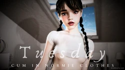 [DumbKoala] Tuesday Cum in Normie Clothes 作品封面