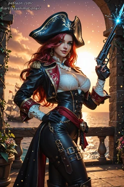 [Patreon] [AiASAG] [4K] 🏴‍☠️Miss Fortune⚓ - Preview [AI Generated] 作品封面