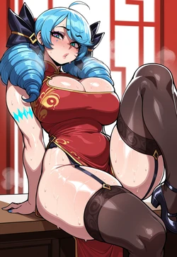 [JennieArt02] Gwen China Dress (Patreon) [AI Generated]
