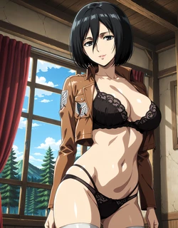 [Ai Art_Dreamer] Mikasa Ackerman | Attack on Titan | Set #1 [AI Generated] 作品封面
