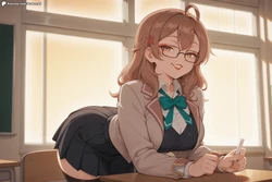 [Stoker] Maria Mikhailovna Kujou-School aftermath [Roshidere] [AI Generated]